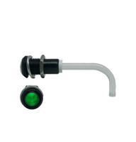 rhd-1100-3500-f9pzg67pr RHD-1100-3500-F9PZG67PR Bivar, Panel Mount Right Angle LED Light Pipe, Green Round Lens