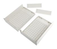 b2211007-2-x-b2129307 OKW Multitec White ABS Instrument Case, 290 x 200 x 74mm
