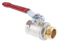 733-5249 RS PRO Brass Full Bore, 2 Way, Ball Valve, Threaded, BSPP 1in, 40 → 30bar Operating Pressure