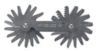 809 Moore & Wright, 22 Blades Thread Pitch Gauge, Metric thread type