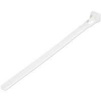 cbmztrb6 StarTech.com Cable Tie, Reuseable, 150mm x 8 mm, White Nylon, Pk-100
