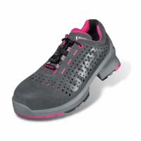 8561839 uvex 1 ladies Women's Grey, Pink Composite Toe Capped Safety Trainers, UK 6, EU 39