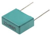 phe850eb5220mb06r17 KEMET PHE850 Metallised Polypropylene Film Capacitor, 1.25 kV dc, 300 V ac, ±20%, 22nF, Through Hole