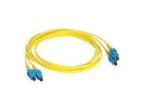919l87200200 Molex Premise Networks LC to SC Duplex Single Mode OS1 Fibre Optic Cable, 9/125μm, Yellow, 2m