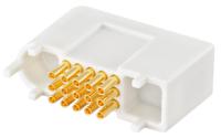 m9k102-199l Rosenberger, MultiMag 15, Straight Panel Mount15 way Magnetic Connector, Brass Contact Female, Solder Termination