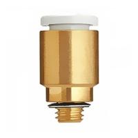 kq2s07-34a SMC KQ2 Series Elbow Threaded Adaptor, NPT 1/8 Male to Push In 1/4 in, Threaded-to-Tube Connection Style