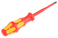 05006451001 Wera Phillips Insulated Screwdriver, PH2 Tip, 100 mm Blade, VDE/1000V, 205 mm Overall