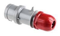 2133237 Scame IP44 Red Cable Mount 3P + N + E Industrial Power Plug, Rated At 32A, 415 V
