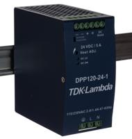 dpp-120-24-1 TDK-Lambda DPP120 Switched Mode DIN Rail Power Supply, 93 → 132 V ac, 180 → 264 V ac / 210 → 370V