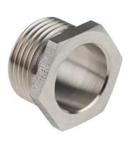 471-1366 RS PRO Male Bush, Conduit Fitting, 20mm Nominal Size, 316 Stainless Steel, Silver IP67 rating