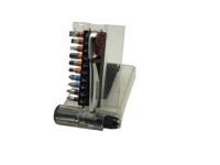 102-712 RS PRO Pozidriv Flat, Phillips, Pozidriv Ratchet Bit Set S2 Steel