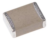 vj1812y105kxaat Vishay 1μF Multilayer Ceramic Capacitor MLCC, 50V dc V, ±10% , SMD