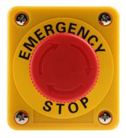 a22e-m-11b Omron A22E Series Twist Release Emergency Stop Push Button, Panel Mount, SPDT, IP65