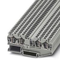 3031445 Phoenix Contact ST 4-QUATTRO Series Grey Feed Through Terminal Block, 4mm², Single-Level, Spring Clamp Termination,