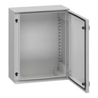 nsyplm54pg Schneider Electric PanelSeT Series Fibreglass Reinforced Polyester Wall Box, IP66, 530 mm x 430 mm x 200mm