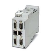 2702763 Phoenix Contact Serial Device Server, 2 Ethernet Port, 4 Serial Port, RS232, RS422, RS485 Interface