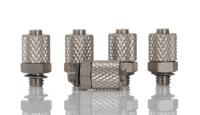 m-5h-6 SMC M Series Straight Threaded Adaptor, M5 Male to Push In 6 mm, Threaded-to-Tube Connection Style