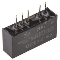 rb-2412d Recom RB DC-DC Converter, ±12V dc/ ±42mA Output, 21.6 → 26.4 V dc Input, 1W, Through Hole, +85°C Max Temp -40°C
