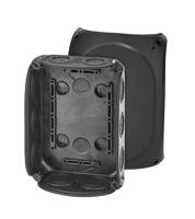 dk-1000-b HENSEL DK Series Black Polypropylene Terminal Box, IP66, 0 Terminals, 77 x 180 x 130mm