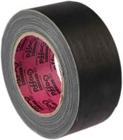 at200 Advance Tapes AT200 Black Matt Gaffa Tape, 50mm x 25m, 0.26mm Thick
