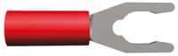 53241-2 TE Connectivity PLASTI-GRIP Insulated Crimp Spade Connector, 0.26mm² to 1.65mm², 22AWG to 16AWG, M4 (#8) Stud Size