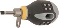 tahbe-8350 Bahco Slotted Stubby Screwdriver, 5.5 x 1 mm Tip, 25 mm Blade, 83 mm Overall