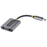 usbc-audio-splitter StarTech.com Audio Connector Adapter, Male USB-C to Female 3.5mm Audio Jack
