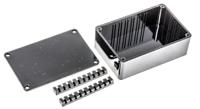 bim200010-blkblk CAMDENBOSS 2000 Series Black ABS Enclosure, IP54, Black Lid, 75 x 50 x 27mm