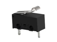 saj101xrhln74sncptq TE Connectivity Roller Snap Action Micro Switch, PCB Terminal, 0.1A at 30VDC, SPST