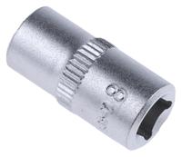 830-4004 RS PRO 1/4 in Drive 8mm Standard Socket, 6 point