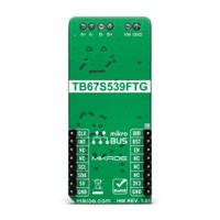 mikroe-4547 MikroElektronika Stepper 17 Click Stepper Motor Driver for TB67S539FTG for mikroBUS Socket