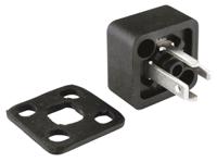 811-8247 RS PRO 3P+E DIN 43650, Male Solenoid Valve Connector, 250 V ac Voltage