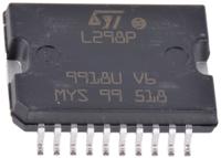 l298p013tr STMicroelectronics L298P013TR, Brushed DC Motor Motor Driver IC, 46 V 4 A 20-Pin, PowerSO