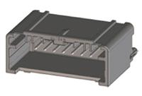 34792-0080 Molex, Mini50 Automotive Connector Plug Black Through Hole 8 Way, Solder Termination