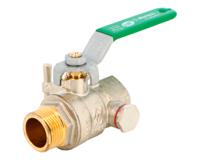 549006 Sferaco Nickel Plated Brass Ball Valve, Ball Valve, Threaded, BSP 1in, 40bar Operating Pressure