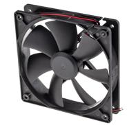 hac0251s4-000u-999 Sunon HAC Series Axial Fan, 12 V dc, DC Operation, 93m³/h, 1.9W, 155mA Max, 120 x 120 x 25mm