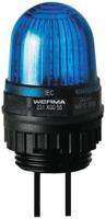 23150055 Werma EM 231 Series Blue Steady Beacon, 24 V dc, Panel Mount, LED Bulb, IP65