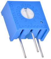 3386h-1-222lf 2.2kΩ, Through Hole Trimmer Potentiometer 0.5W Side Adjust Bourns, 3386