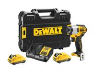 dcf801d2-qw DeWALT DCF801D2-QW - Cordless 12V Impact Driver with 1 x 2Ah Batteries Type C - Euro Plug