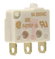f4t7gpul Johnson Electric Plunger Micro Switch, Solder Terminal, 5 A, SP-CO, IP40
