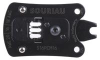 s16rcm16 Souriau Sunbank by Eaton, UTS Series Crimping Head, Wire size 20 → 16AWG, Hex size 1.6mm