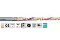 cf240pur0304-50m Igus chainflex CF240.PUR Data Cable, 4 Cores 0.34 mm² 22 AWG, Screened, 50 m, Grey Thermoplastic Elastomer Sheath