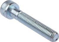 483-9997 RS PRO Bright Zinc Plated Steel Hex Socket Cap Screw, DIN 912, M5 x 30mm