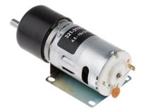 321-3170 RS PRO Brushed Geared DC Geared Motor, 19.8 W, 12 V dc, 59 Ncm, 15 rpm, 6mm Shaft Diameter