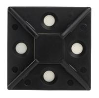 730-0335 RS PRO Self Adhesive Black Cable Tie Mount 38 mm x 38mm, 10.2mm Max. Cable Tie Width