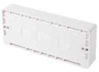 k2153-whi MK Electric Logic Plus White Gloss Back Box, BS, IP20, 3 Gangs, 208 x 87 x 30mm