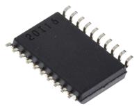 tlv5630idw Texas Instruments, DAC Octal 12 bit-, 283ksps, ±0.6%FSR Serial (SPI/QSPI/Microwire), 20-Pin SOIC