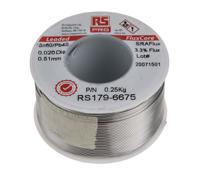 179-6675 RS PRO Wire, 0.5mm Lead solder, 183°C Melting Point