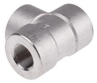 826-6974 RS PRO Stainless Steel Pipe Fitting, Tee Circular Tee, Female G 3/4in x Female G 3/4in x Female G 3/4in