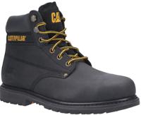 p724621 CAT P724621 Black Steel Toe Capped Unisex Safety Boots, UK 11, EU 45